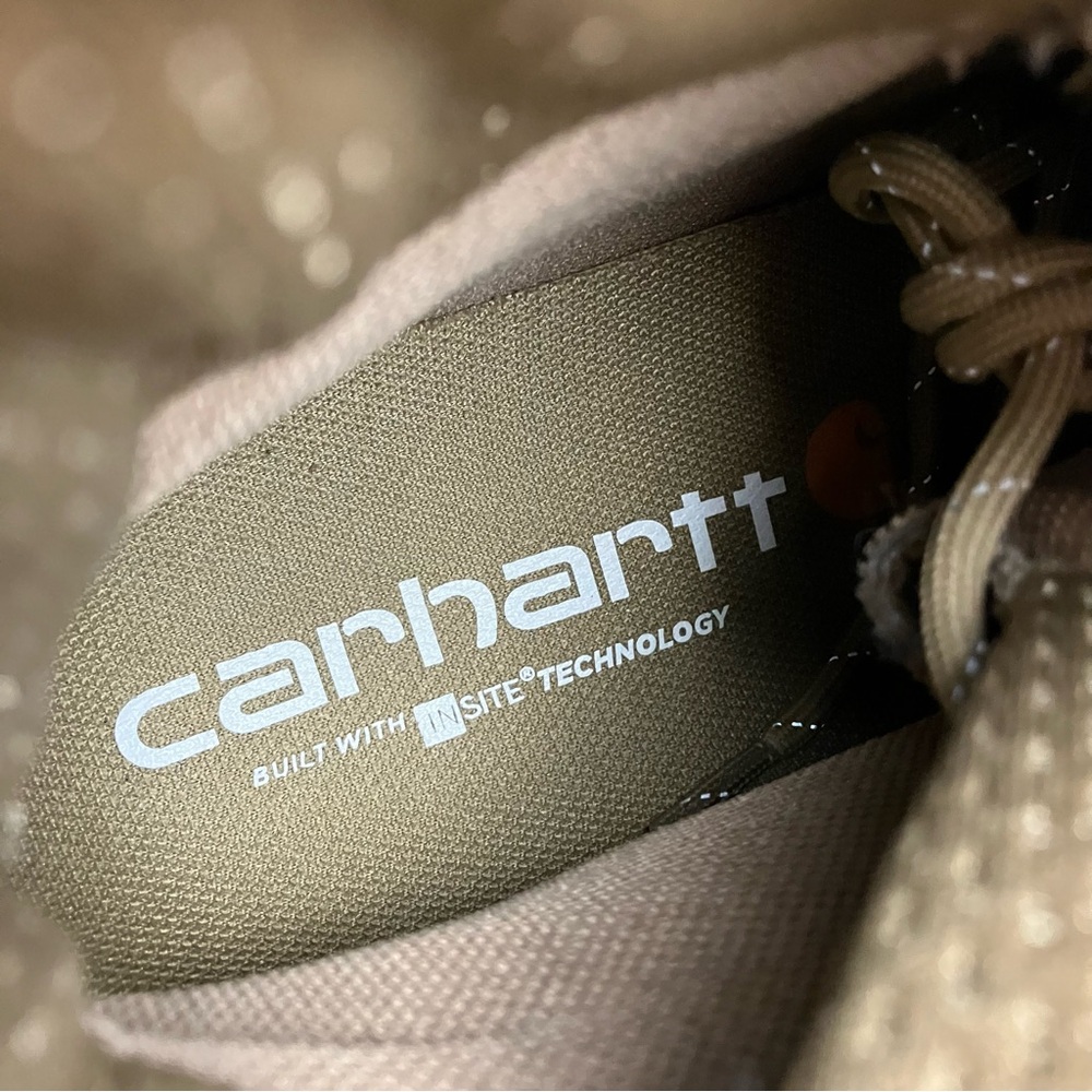 Carhartt Men’s Size 10.5 M Waterproof Brown Hiking Boots Arctic Grip FP5072 - Picture 10 of 12